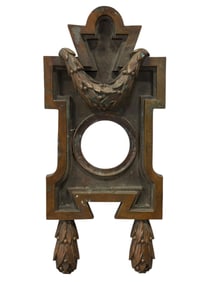 Ca. 1900 Bronze Art Nouveau Door Push Plate