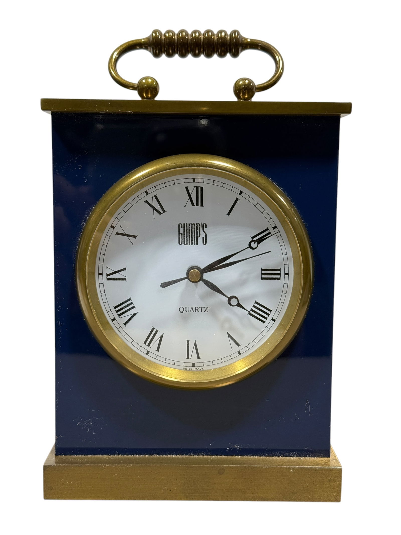 Gumps Swiss Made Quartz Desk Clock (1 of 6)