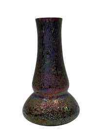 Late 19th C. Loetz Art Nouveau Iridescent Textured Vase