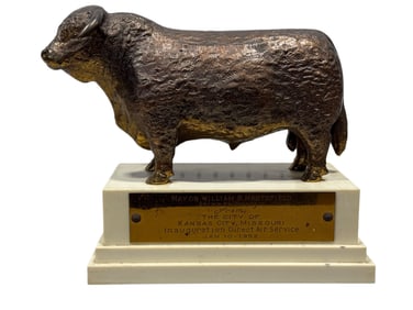 Atlanta Mayor William Hartfield Bull Trophy