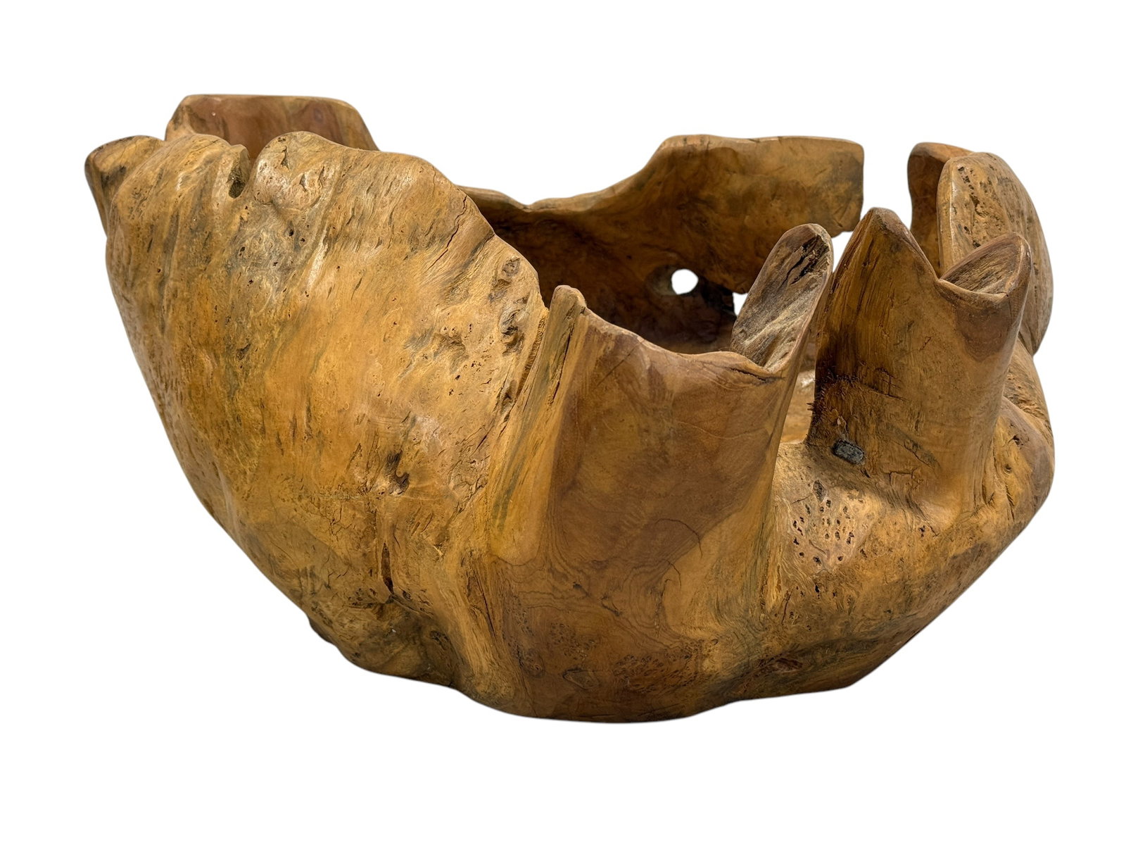 Large Burl Wood Bowl (1 of 10)
