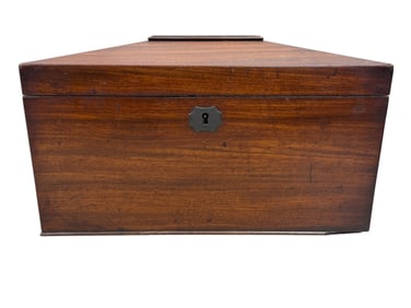 19th C. Regency Rosewood Tea Caddy