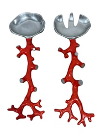 Michael Aram Ocean Coral Reef Salad Serving Set