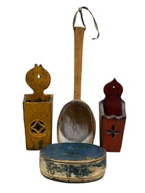 Group of 4 Primitive Pieces