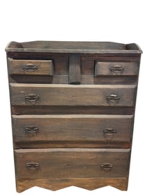 Primitive 2 Over 3 Drawer Chest
