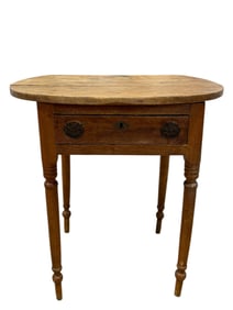 Primitive Side Table w/ Drawer