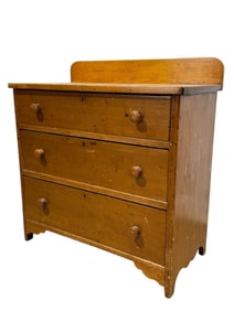 Primitive 3 Drawer Chest