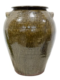 Signed Kim Ellington Vale, NC Pottery Storage Jug