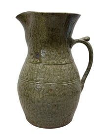 Signed Shelby West 2015 Pottery Pitcher