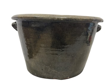 Large North Carolina Pottery Cream Riser