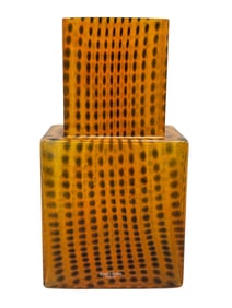 Signed Kosta Boda Bertil Vallien Metropolis Vase