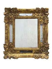 18th C. French Giltwood Mirror