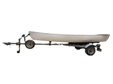 Calhoun Boat Works Boat w/ Trailer