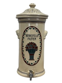 Antique Ceramic English Berkefeld Water Filter