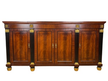 Baker French Empire Flame Mahogany Sideboard