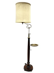 Fredrick Cooper Floor Lamp w/ Brass Tray