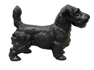 Cast Iron Scottish Terrier Figure
