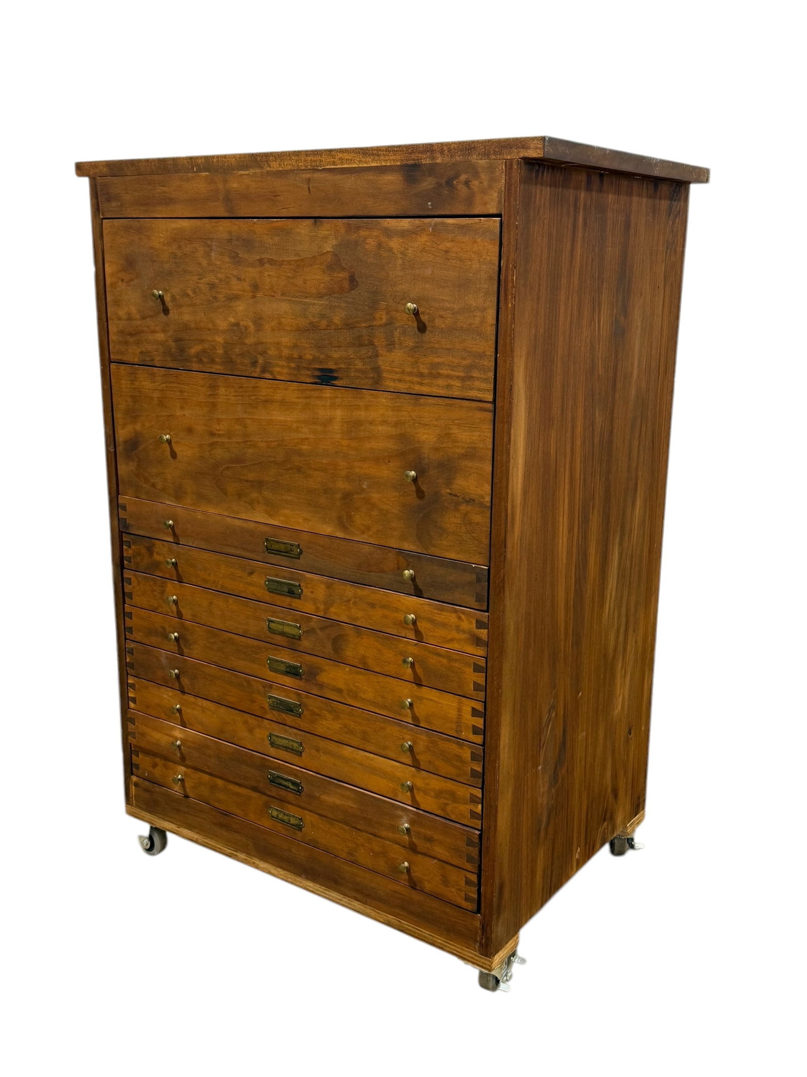 Vintage Map Cabinet on Wheels (1 of 5)