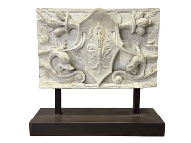 Early 19th C. Carved Italian Marble Grand Tour Fragment