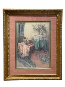 Framed Limited Edition "Quiet Moments" Print by Lena Liu