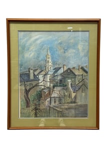 Framed "East from King" Print by Elizabeth O'Neill Verner