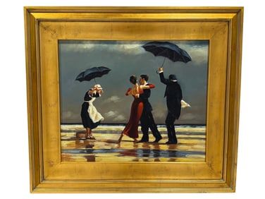 Oil on Canvas "The Singing Butler" Attr. To Jack Vettriano