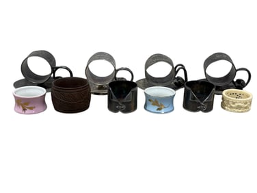 Group of 10 Assorted Napkin Rings
