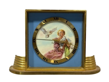 Benrus 8-Day Swiss Desk Clock
