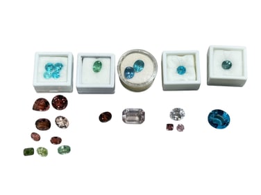 Group of Natural Gemstones