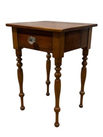 Primitive Side Table w/ Drawer