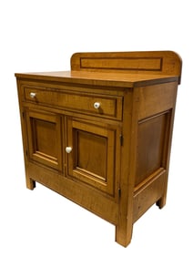 19th C. Maple Inlaid Washstand