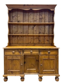 Vintage Pine Hutch