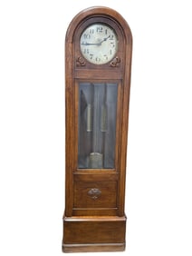 Antique German Oak Grandfather Clock