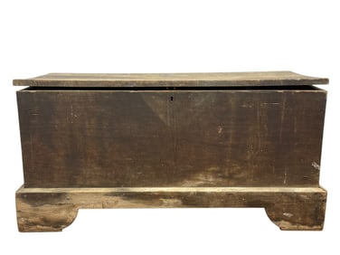 Primitive Stained Blanket Chest