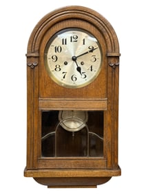 Antique Oak Wall Clock