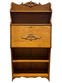 Antique Oak Larkin Style Secretary Desk