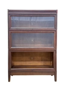 Macey's 3 Section Barrister Bookcase