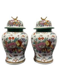 Pair of Large Ginger Jars
