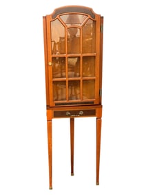 Small 2 Pc Corner Cabinet