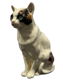 Wiener Werkstätte Austrian Seated Cat Lamp