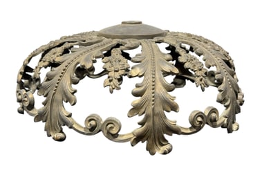 1900s Metal Art Nouveau Lamp Shade