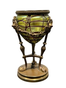 Loetz Bronze Mounted Vase