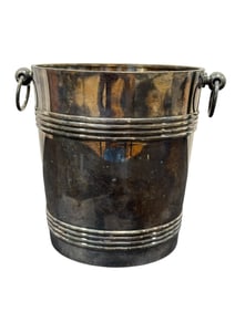 Stamped Christofle French Silver Plate Ice Bucket