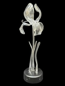 Frabel Style Glass Flower Sculpture