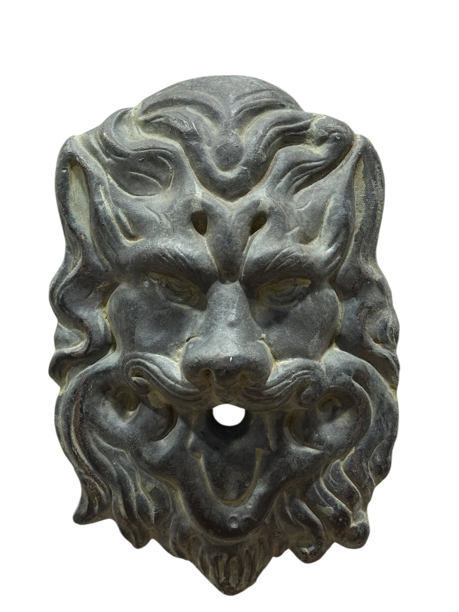 Iron Garden Fountain Mask: Iron Garden Fountain Mask. Measures 14.25" H x 9.75" W.