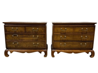 Pair of Lane Co. 3 Drawer Nightstands