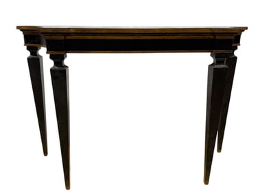 MCM Ebonized Hollywood Regency Console Table