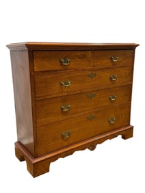 1940s Chippendale Style 2 Over 3 Drawer Chest