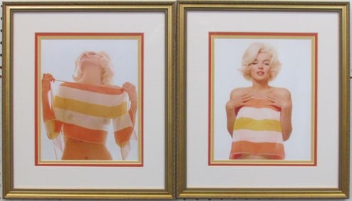 Set of 2 Marilyn Monroe Prints by Bert Stern