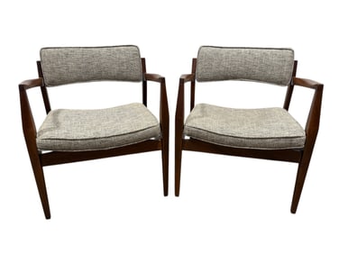 Pair of MCM Edward Axel Roffman Arm Chairs